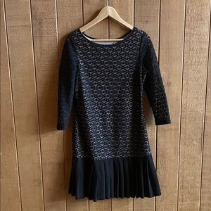 Mark and James by Badgley Mischka Black Lace Mini Dress